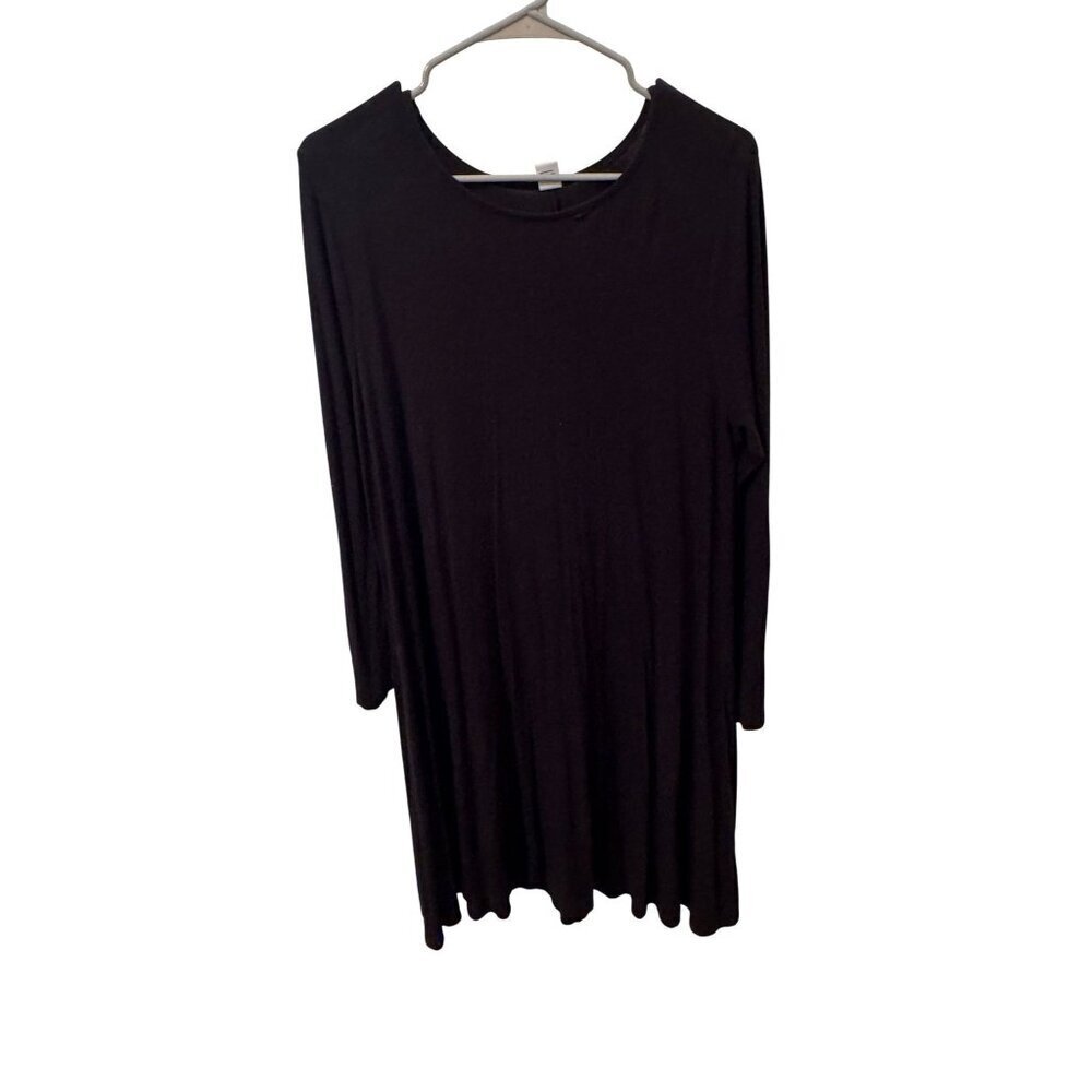 Long sleeve black dress size large